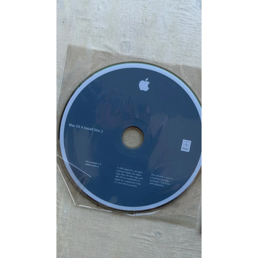 Apple MacBook Pro Mac OS X Install Disc 1 & 2 Set 10.4.6